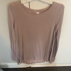 Super soft long sleeve shirt - pink color